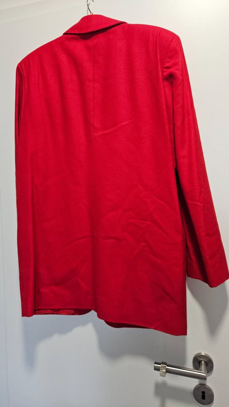 Giacche: Blazer rosso misto lana tg.42 – Usato da Melano venduto da H-Sara 1