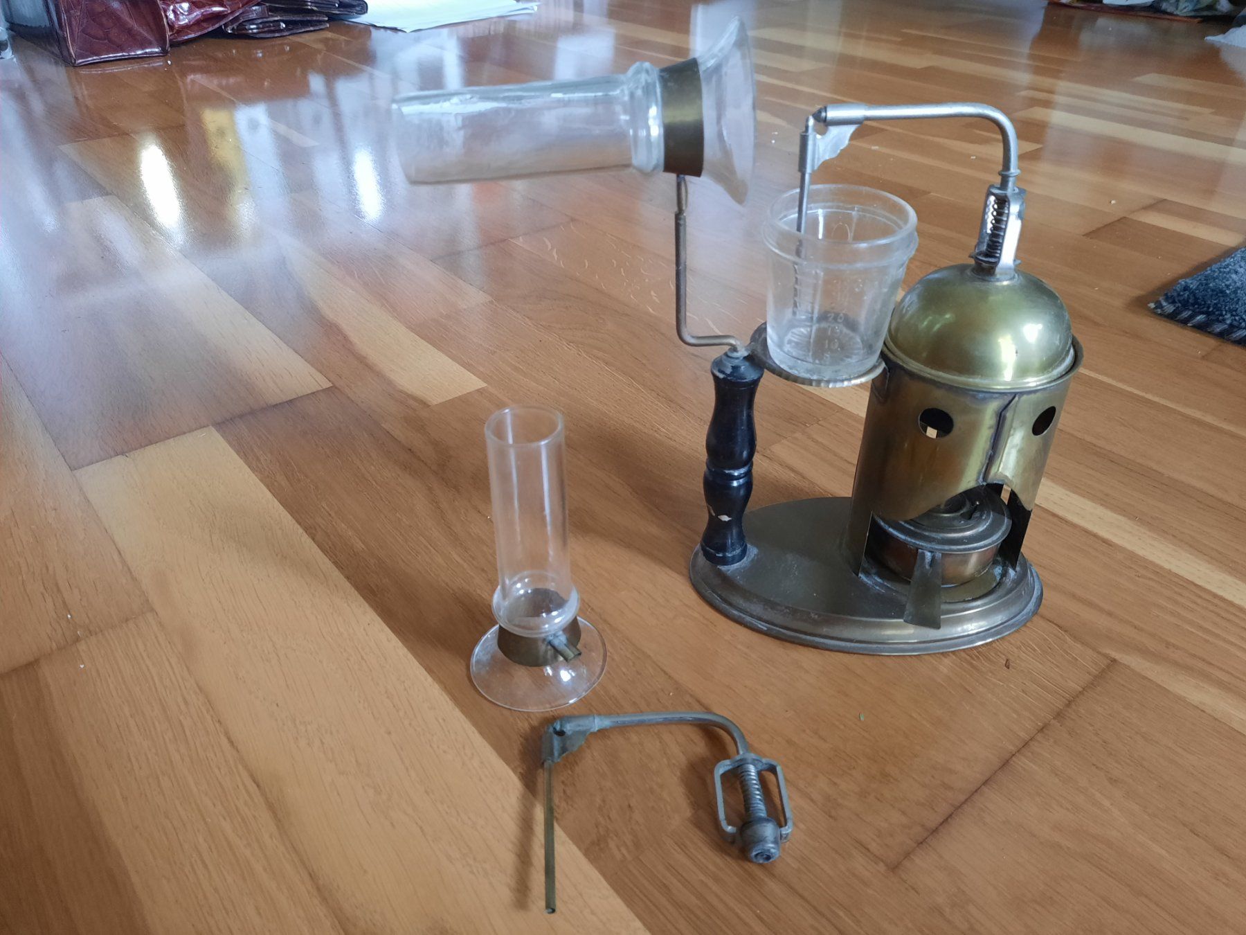 Appareils médicaux: Inhalator, Antik, Messing, ca. 1930 – D'occasion à Luzern par Namruk01 1