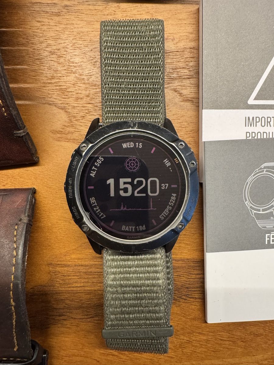 Garmin Smartwatch: Garmin Fenix 6X PRO SOLAR – Usato da Altdorf UR venduto da Gleisel 1