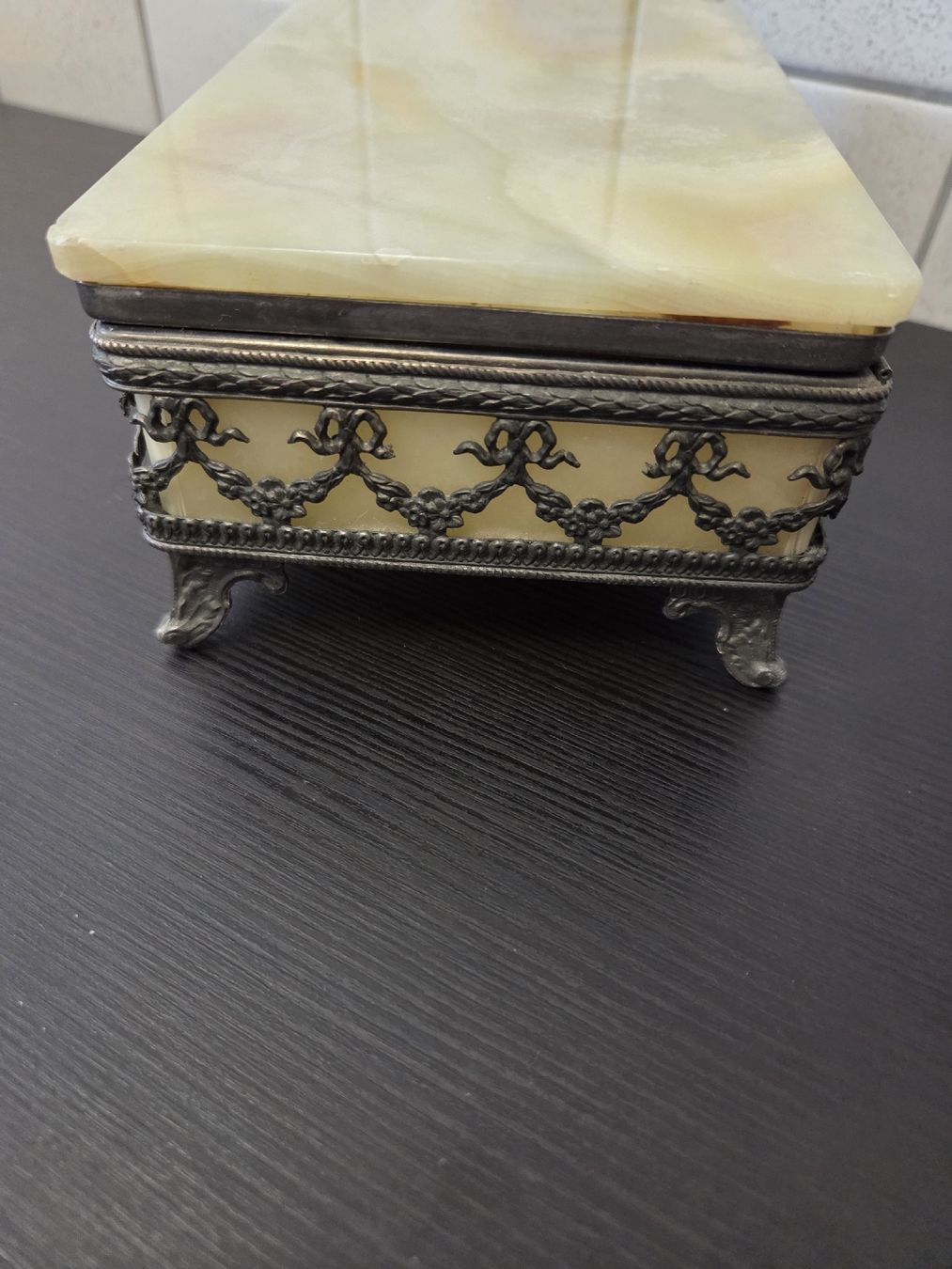 Portagioie: Schmuckdose Onyx Marmor Vintage – Usato da Dietikon venduto da Allegra34 1