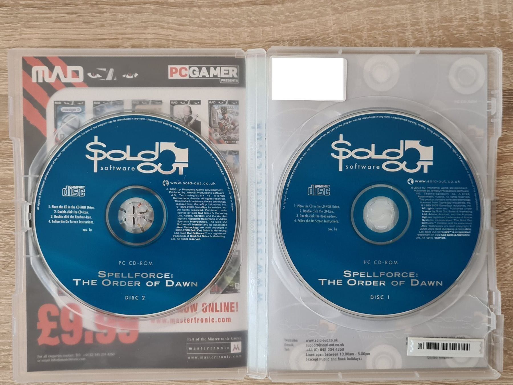 Giochi: Spellforce: The Order Of Dawn (2 CD)- PC – Usato da Carouge GE venduto da Franllo 2