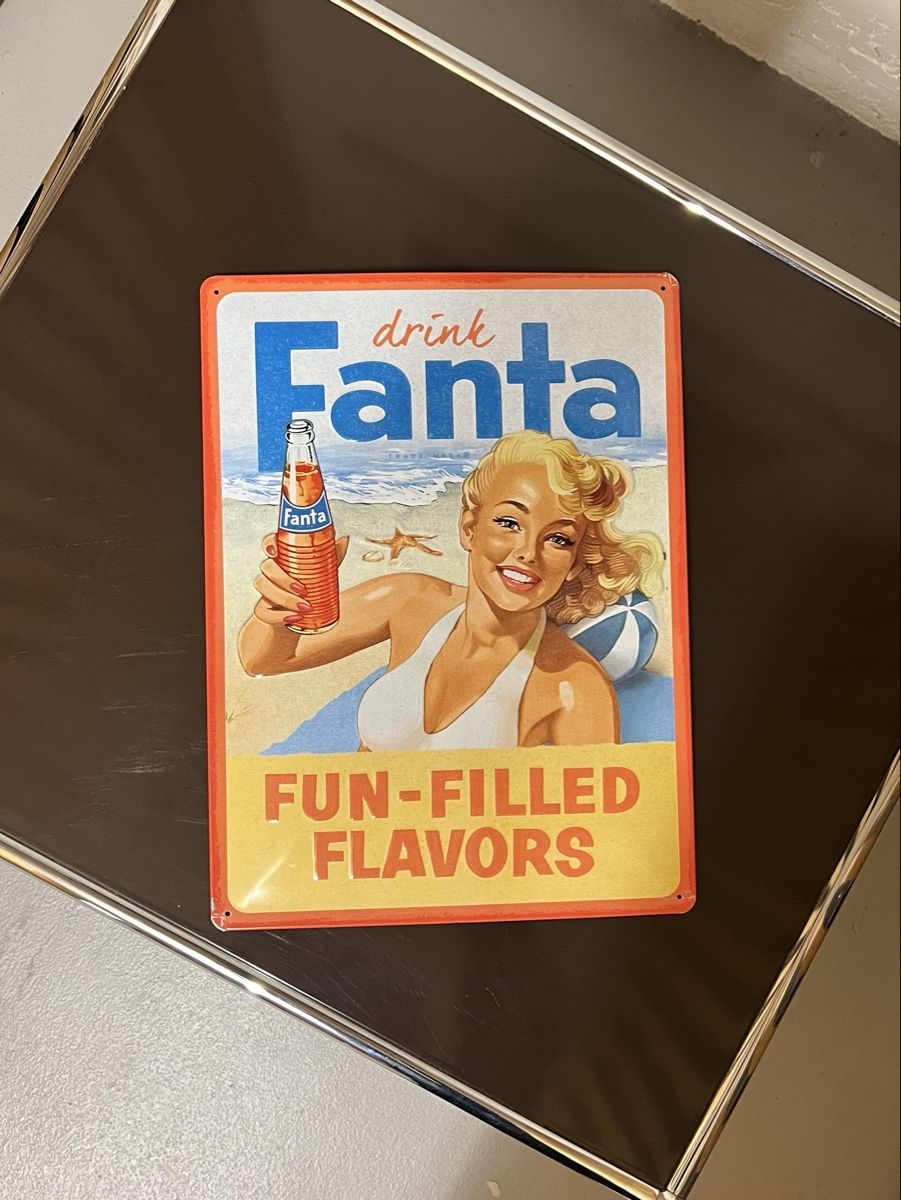 Fanta Schilder: Retro Blechschild – Neu (gemäss Beschreibung) aus Thun von Lololori 1