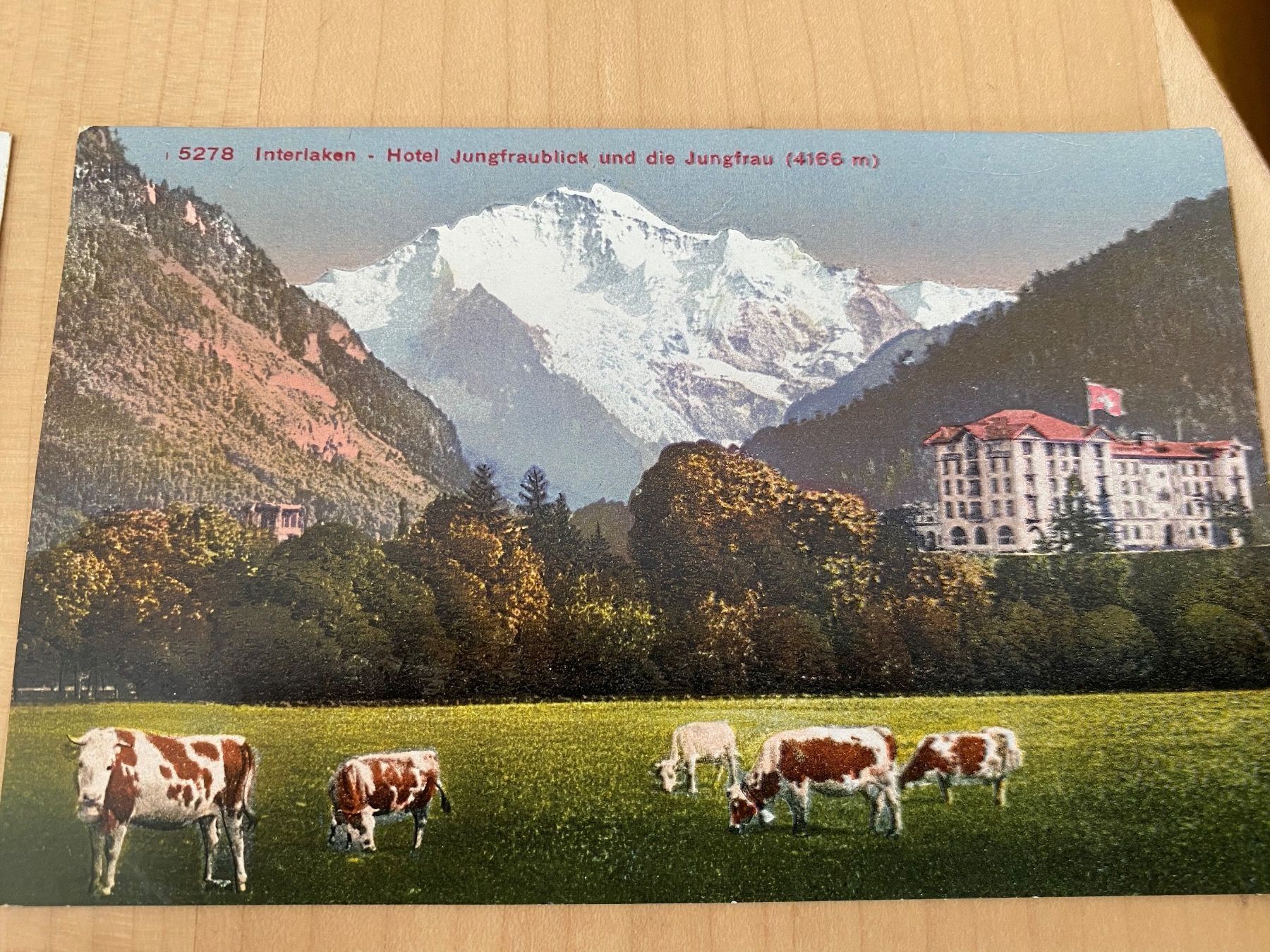 Cartoline postali: Lot Aal Nr 3 Interlaken – Usato da Mosnang venduto da Goldwasser 1