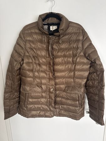 Steppjacke Leonardo braun leicht tailliert guter Zustand 
