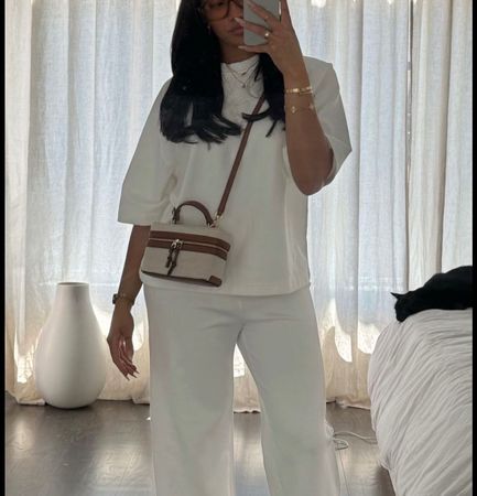 Sac à main Zara vanity beige état neuf