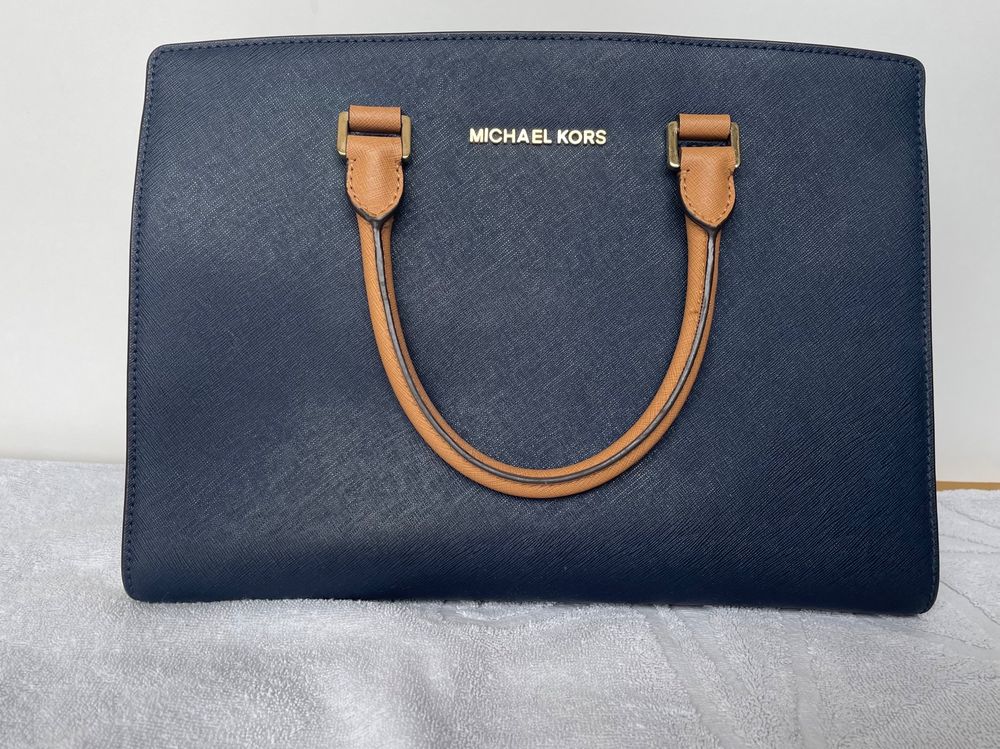 Michael Kors Handtasche blau/weiss Kaufen auf Ricardo