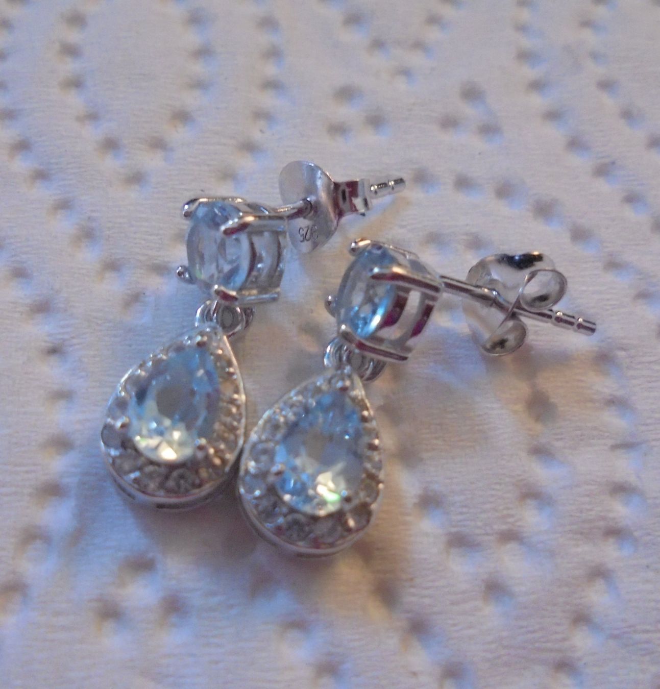 Ohrringe & -stecker: Echtschmuck: Himmelblauer Topas Silberohrstecker – Neu (gemäss Beschreibung) aus Zuchwil von maumauchi 6