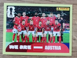 We are Austria AUT 13 Panini FIFA World Cup 2026