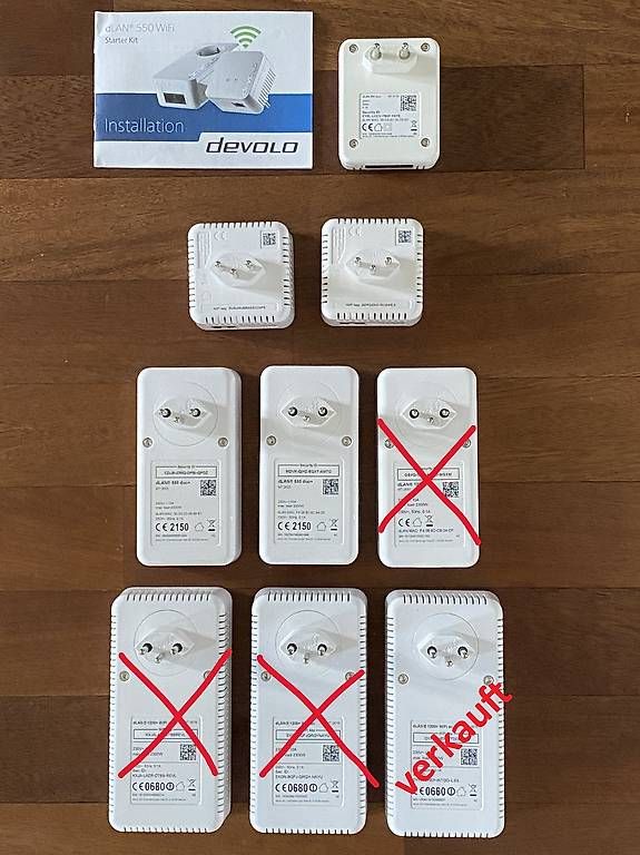 Devolo Unità & Adattatore: Devolo dLAN / 550 WiFi / 500 – Usato da Ittigen venduto da Velostern007 1