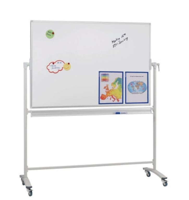 Lavagne: FRANKEN Mobiles Whiteboard, doppelseitig, magnetisch, 90x120 – Nuovo e nell'imballaggio originale da Necker venduto da liq24
