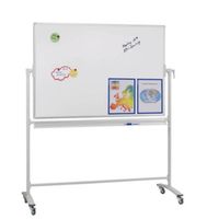FRANKEN Mobiles Whiteboard, doppelseitig, magnetisch, 90x120