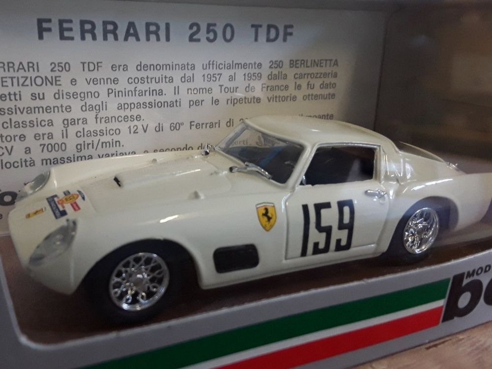 BOX-MODEL _ FERRARI 250 TDF _ TOUR DE FRANCE 1959 _ 1:43 | Kaufen auf ...