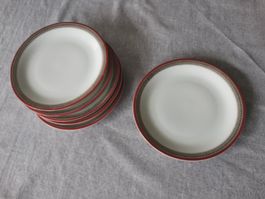 assiettes à dessert