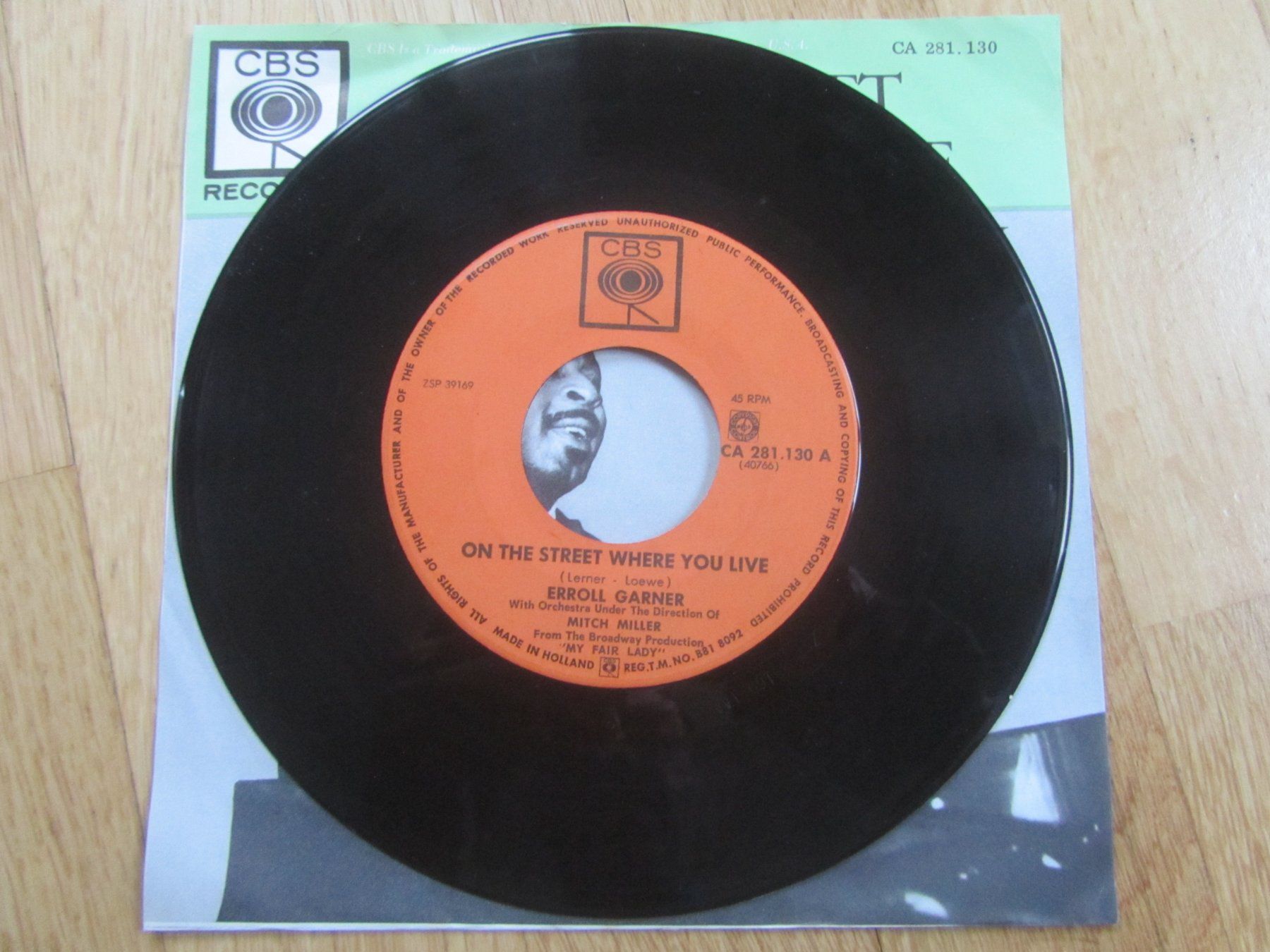 Dischi in vinile: Erroll Garner - Dreamy / On The Street - CBS Single – Usato da Seengen venduto da mikelele 2
