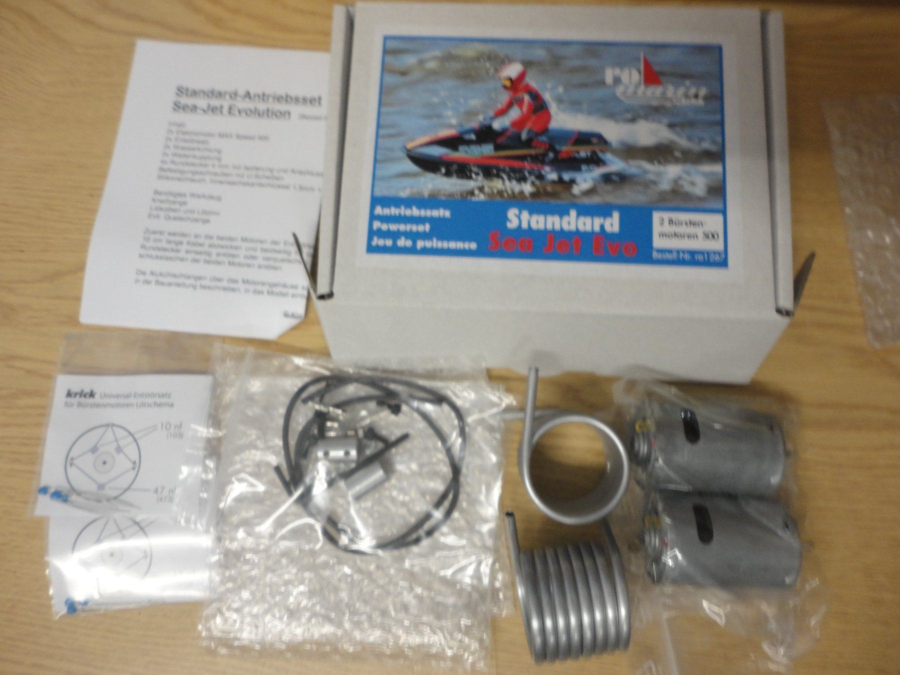 Modellismo RC: Sea-Jet Evolution Standard-Antriebssatz – Nuovo e nell'imballaggio originale da Horgen venduto da RcModell 1