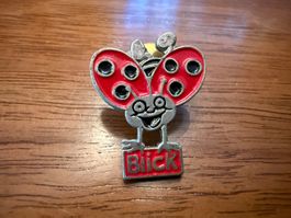 Blick Pin Marienkäfer rot schwarz gebraucht guter Zustand