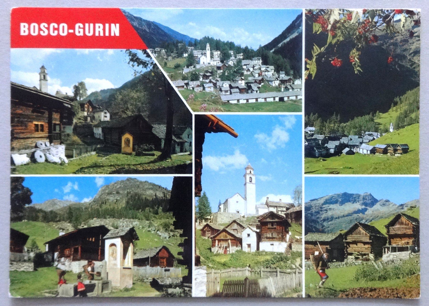 Cartoline postali: Bosco-Gurin (1506 m ü.M.) – Usato da Fétigny venduto da Billy2miny