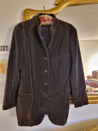 Emporio Armani Samt Jacke