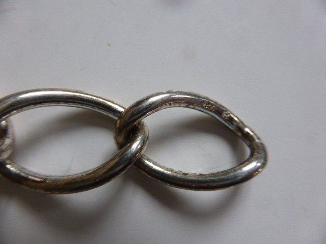 Armbänder & -reifen: Arm-Kette,massiv,10 Glieder,Silber,800 H Stempel,26 g schwer – Gebraucht aus Lausen von liesfisch 2