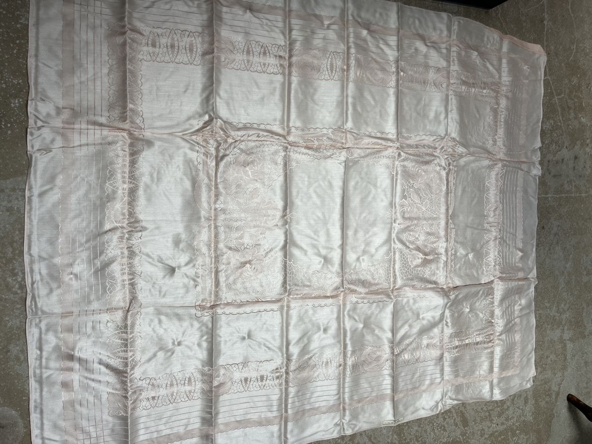 Altra biancheria da tavola: Alte Baumwolle Tischdecken, peach Farbe – Usato da Brienz BE venduto da hey_z9vg 3