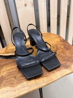 Mango Sandaletten schwarz Grösse 37