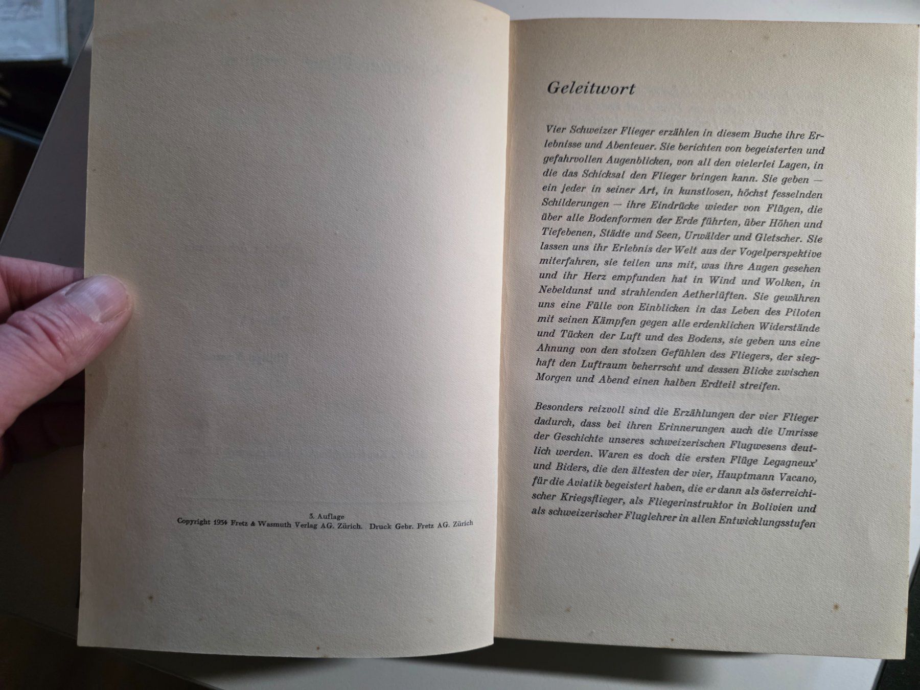 Libri: Vier Schweizer Flieger erzählen - 1934 – Usato da Walterswil BE venduto da Lonitti 9