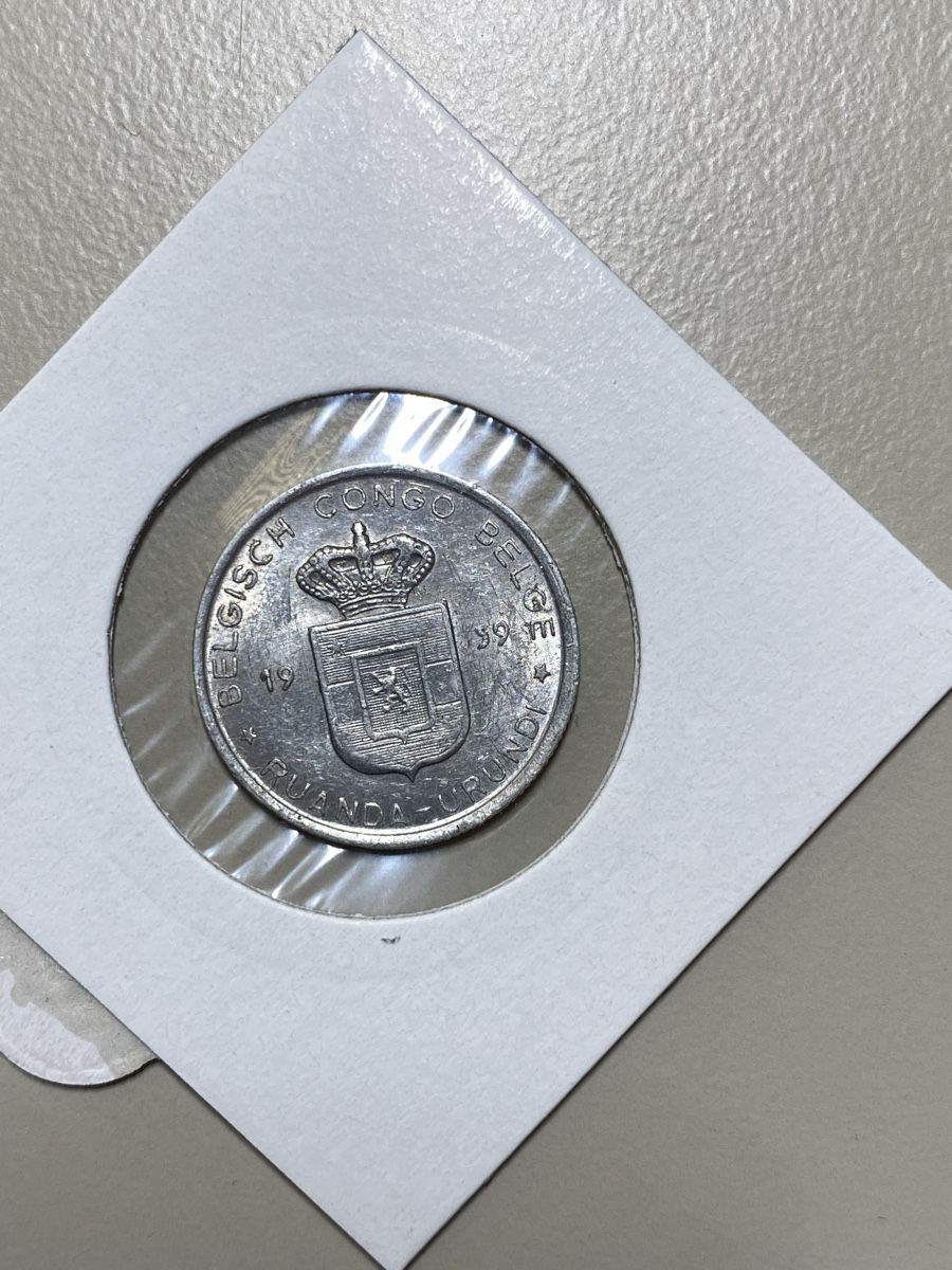 Tutti le monete: Congo Belge Rwanda - 1 franc - 1959  – Usato da Payerne venduto da Mike1682 1