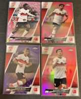 4x Topps Chrome Bundesliga 21/22 VfB Stuttgart Lot Numbered