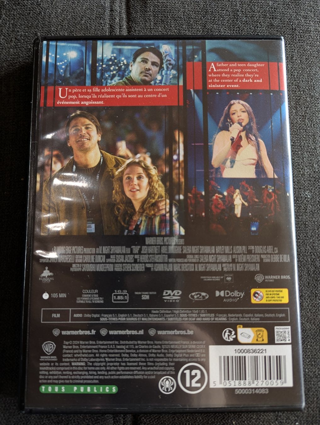 Alle DVDs: Trap M. Night Shyamalan Josh Hartnett – Neu (gemäss Beschreibung) aus Broc von jcr_5cqy 1