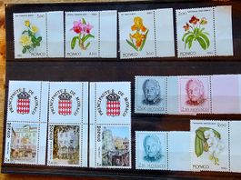MONACO timbres neufs ** ~1990