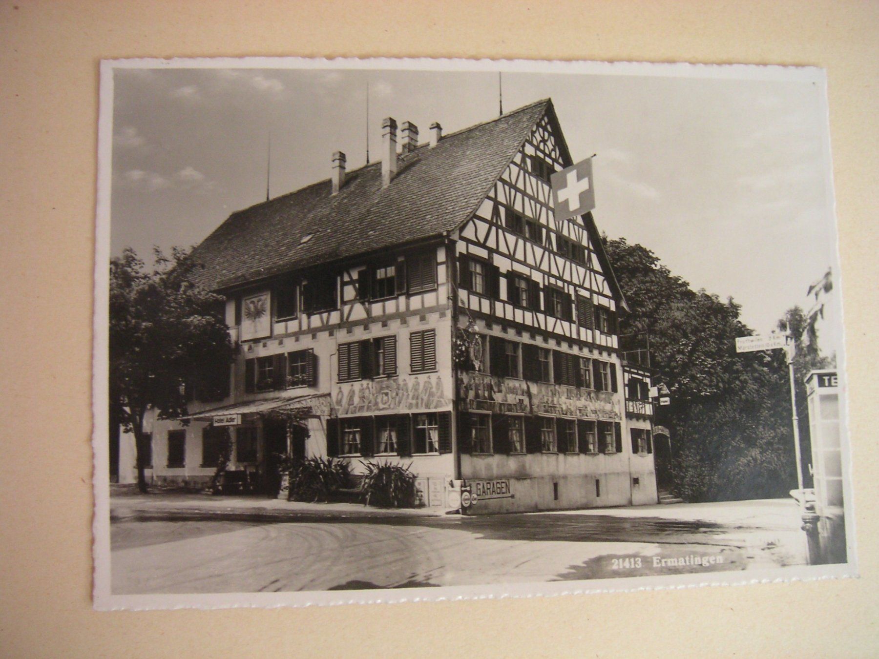 Cartoline postali: Ermatingen: Hotel Adler – Usato da Bottighofen venduto da onyx42