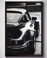 Porsche Auto Poster Leinwandbild 40x60cm NEU (Rahmenlos)