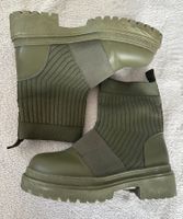 Stiefeletten, Olivgrün