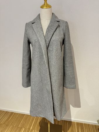 Grey coat by ZARA size S