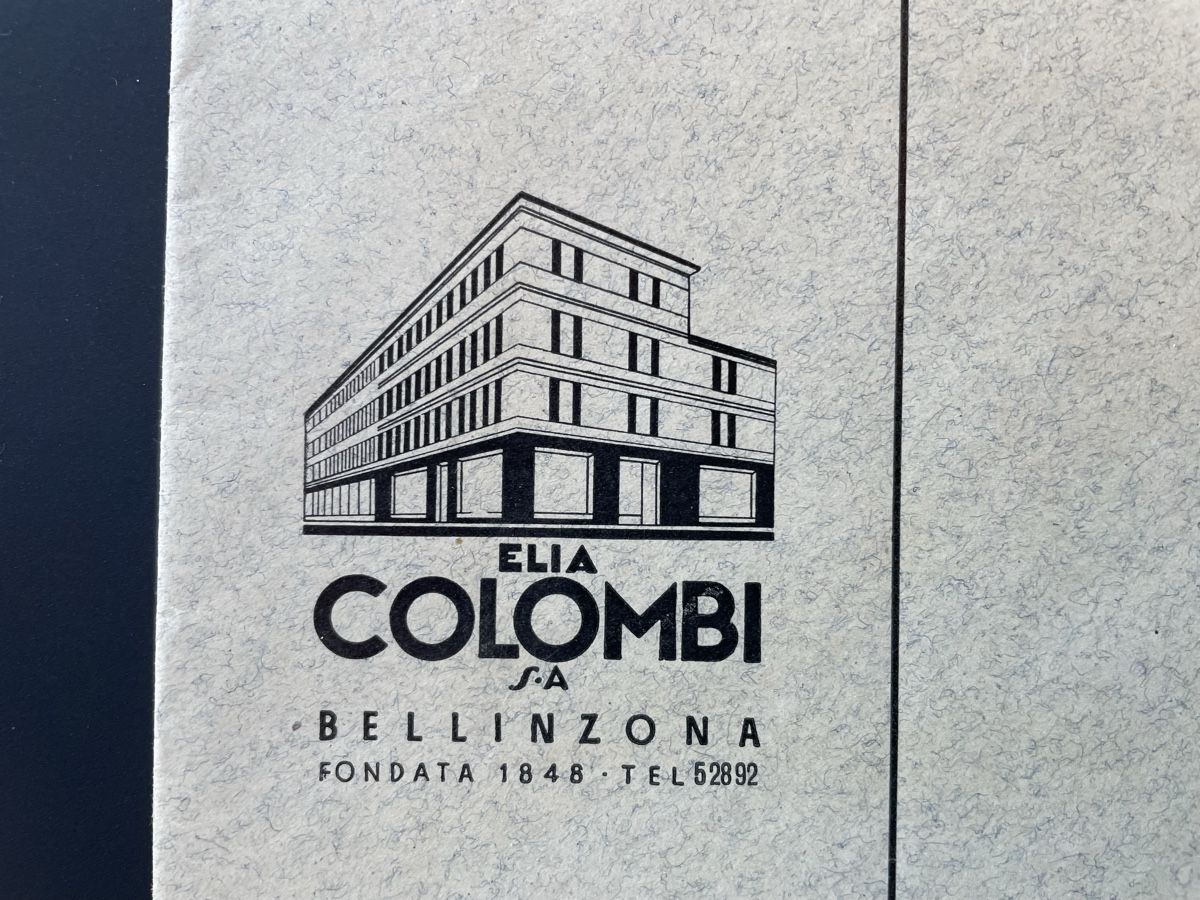 Dokumente: Elia Colombi SA Bellinzona – Gebraucht aus Faido von Luca555 1