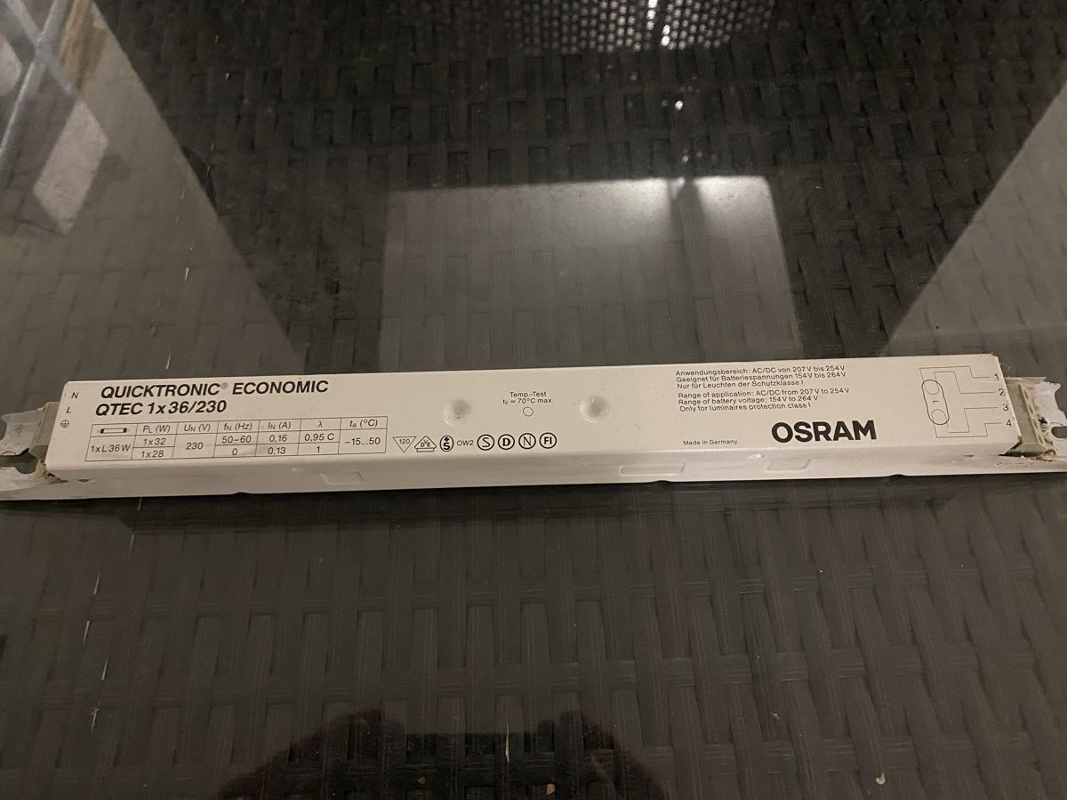 Osram Lampade: EVG 1x36watt – Usato da Beckenried venduto da Struffi1