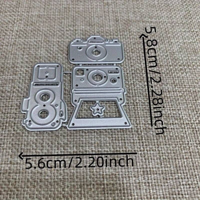 Schablonen: 3x Vintage Kameras - Stanzschablonen – Neu und originalverpackt aus Frenkendorf von jazzplatten 1