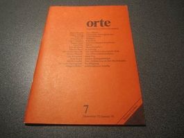 Orte Schweizer Literaturzeitschrift 07