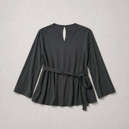 S.Oliver Blusen-Shirt, schwarz Gr. 34