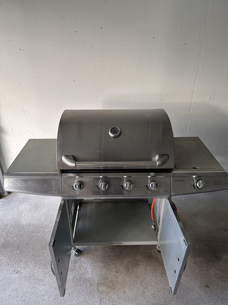 Grills: Edelstahl-Grill mit Email-Grillrost – Gebraucht aus Lachen SZ von neuerDeal 6
