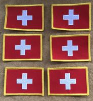 6 X BADGE SCHWEIZ NEU