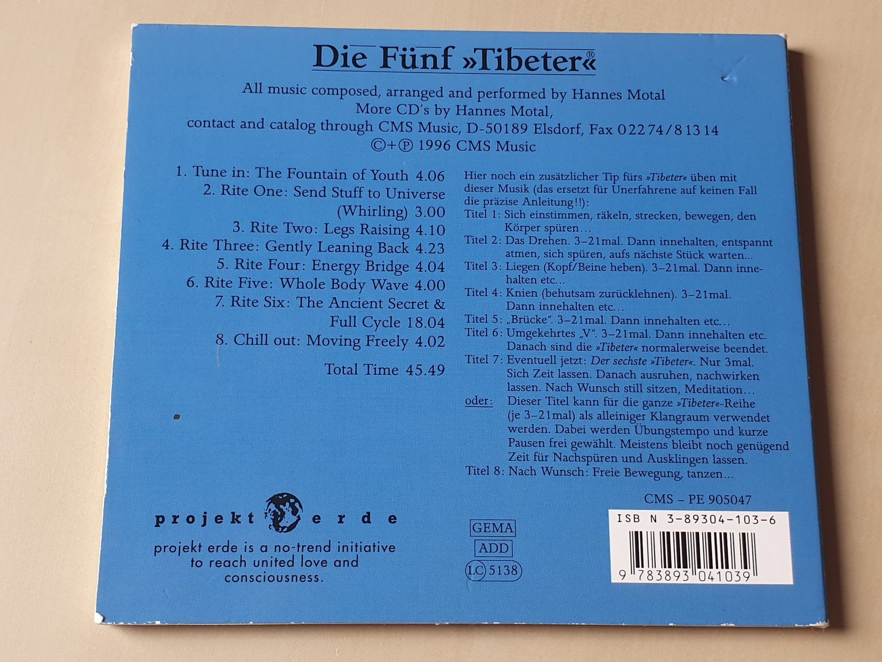CD: Hannes Motal die Fünf Tibeter – Usato da Stansstad venduto da collectorsshop 1