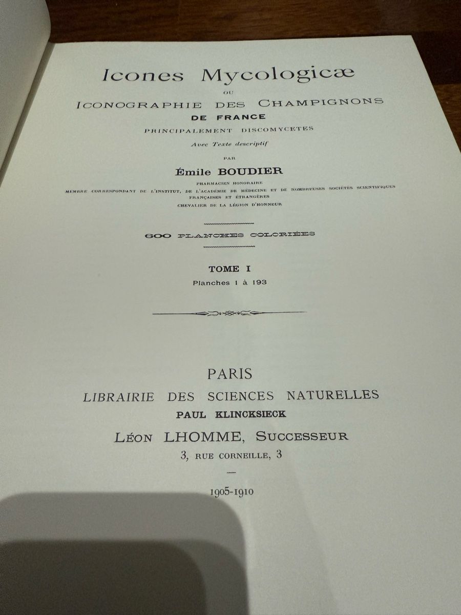 Libri: Iconographie des Champignons Boudier 5 Vol. – Nuovo (secondo la descrizione) da Montreux venduto da kingfisherbeach 4