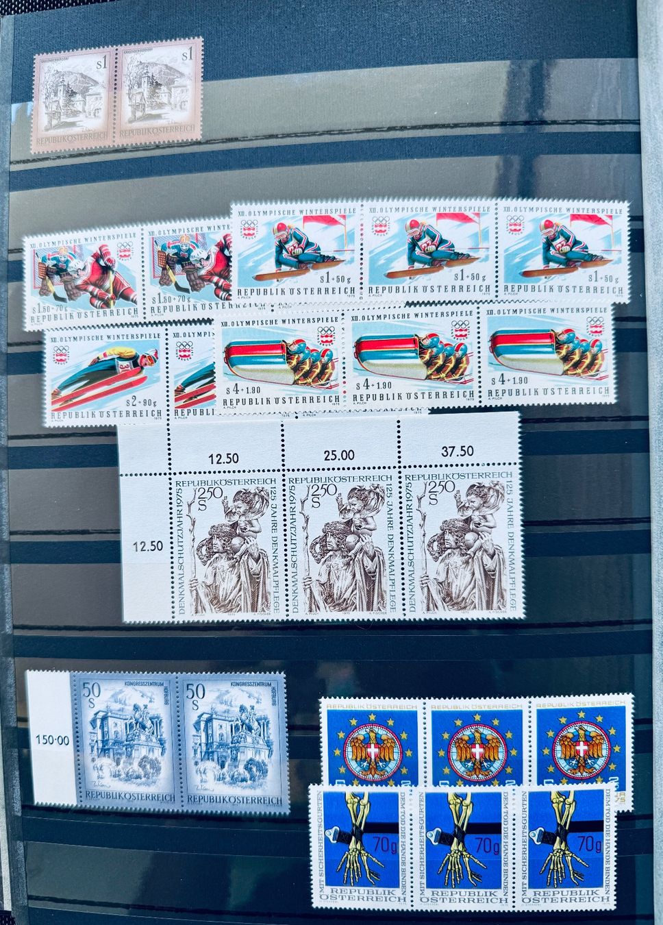 Alle Briefmarken: **Briefmarken Sammlung Österreich diverse Motiven** – Gebraucht aus Langrickenbach von MeUs74 3