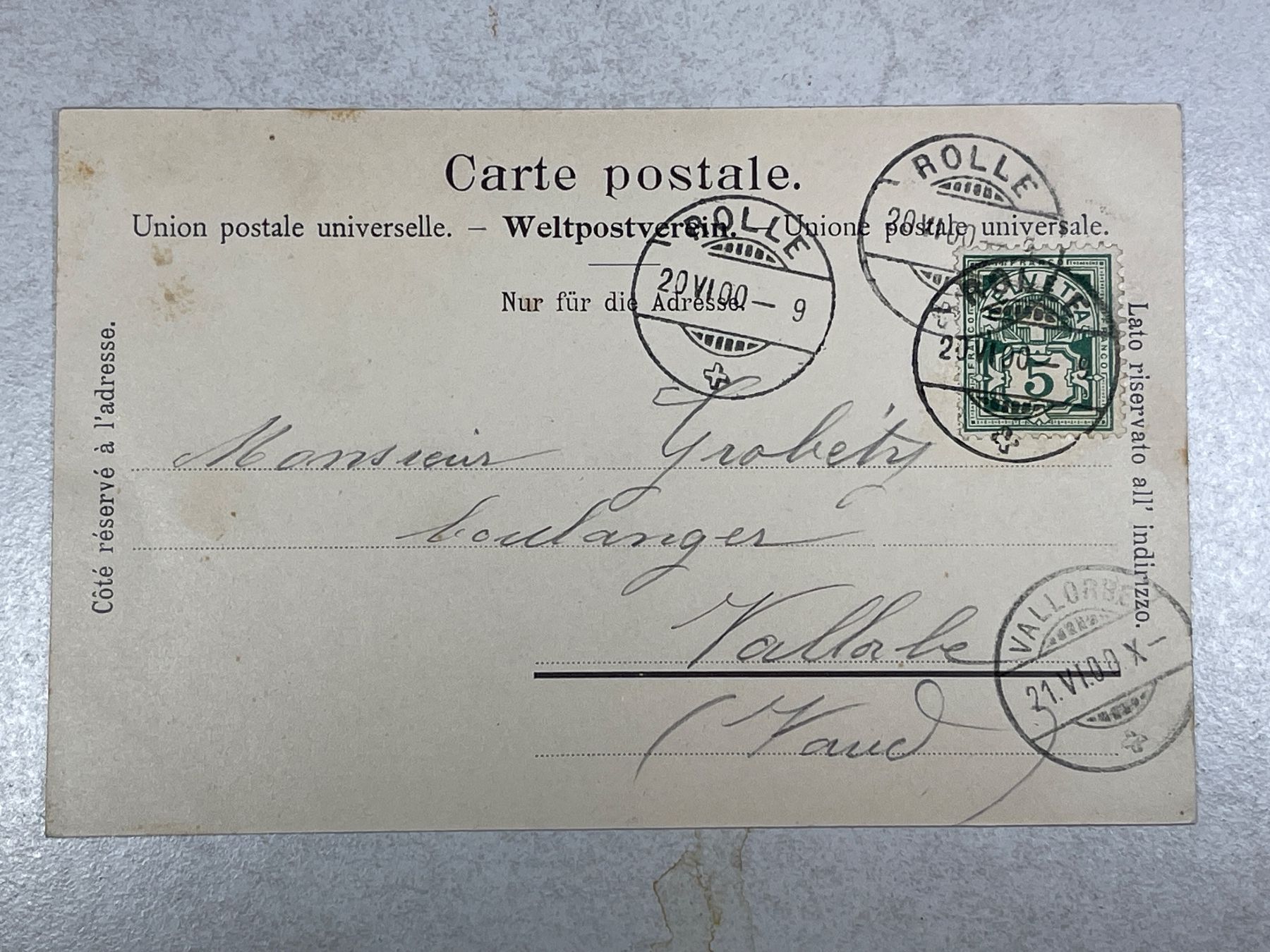 Cartoline postali: Morges - Le Port, – Usato da Strengelbach venduto da Aschatan5 1