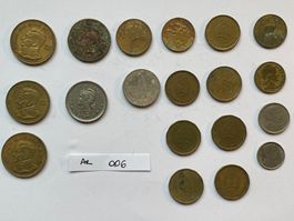 19 Münzen aus Argentinien 1942-1988