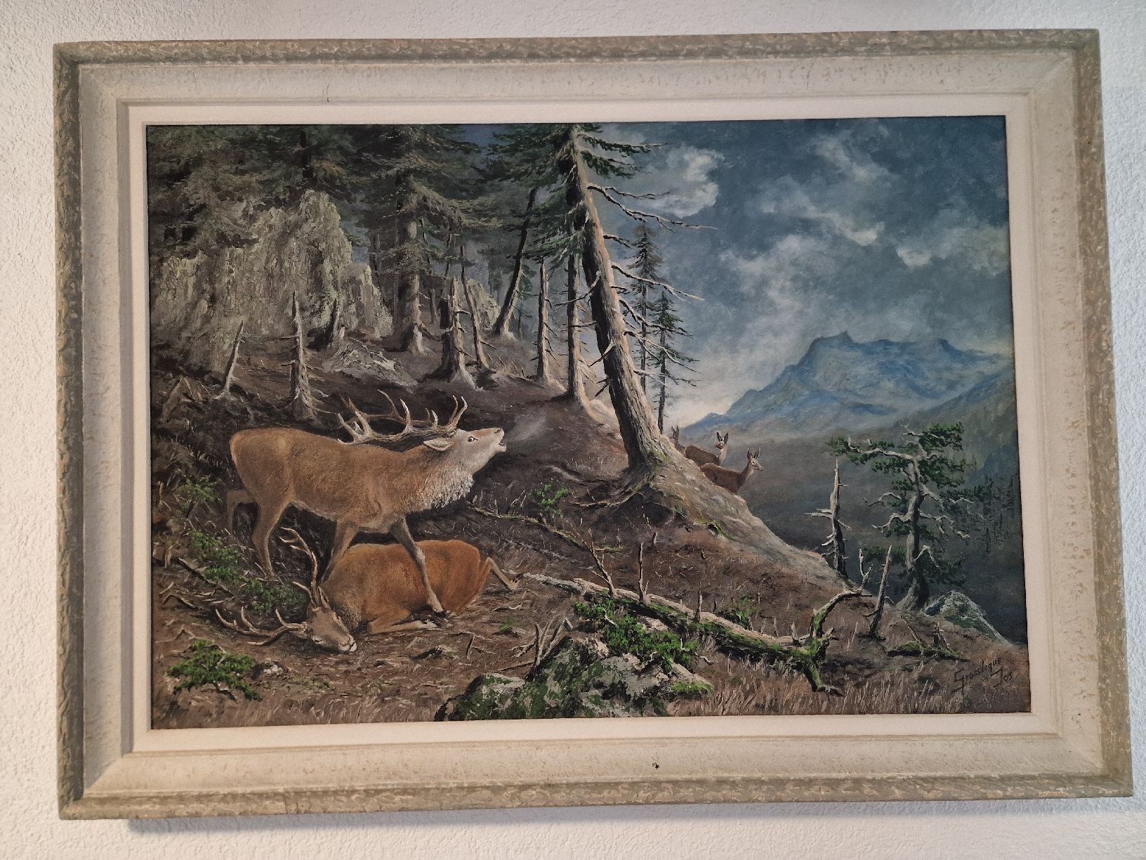Peintures: Tableau signé de Grosslique – D'occasion à Corbières par Syndra01
