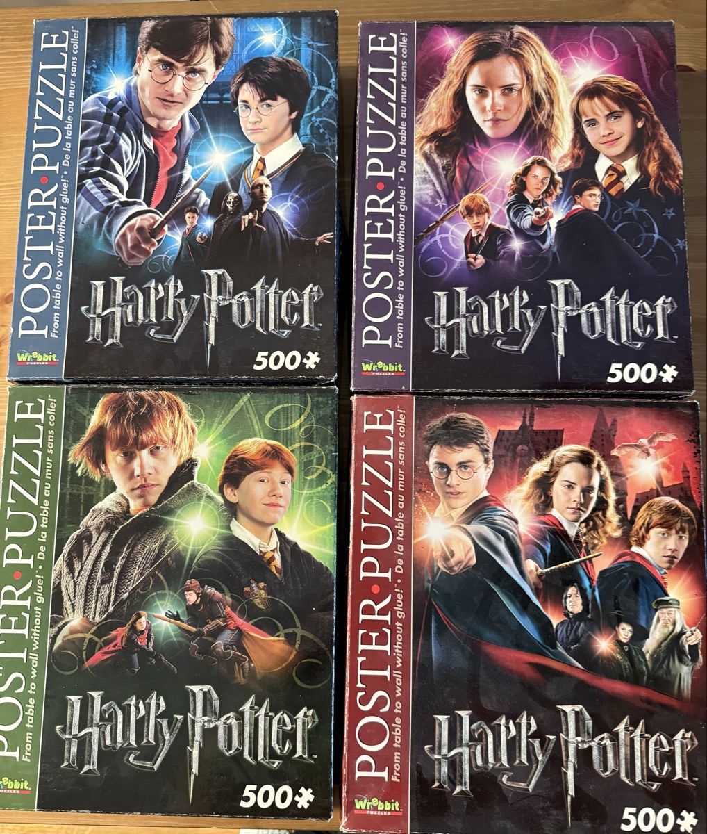 Puzzle: Harry Potter Puzzle 500 Teile - 4er Set – Usato da Luzern venduto da Mytigger