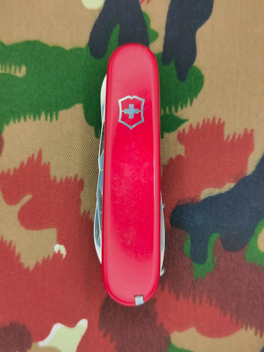 Victorinox Coltelli tascabile: Offiziersmesser Climber, Rot, Victorinox – Usato da Bauma venduto da SwissMilitaria 2