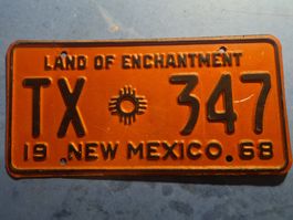 1968  NEW  MEXICO  PLAQUE  VINTAGE  COLLECTION